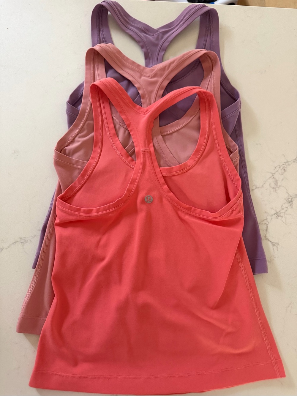 Lululemon workout tanks- set of 3 - Picture 2 of 3